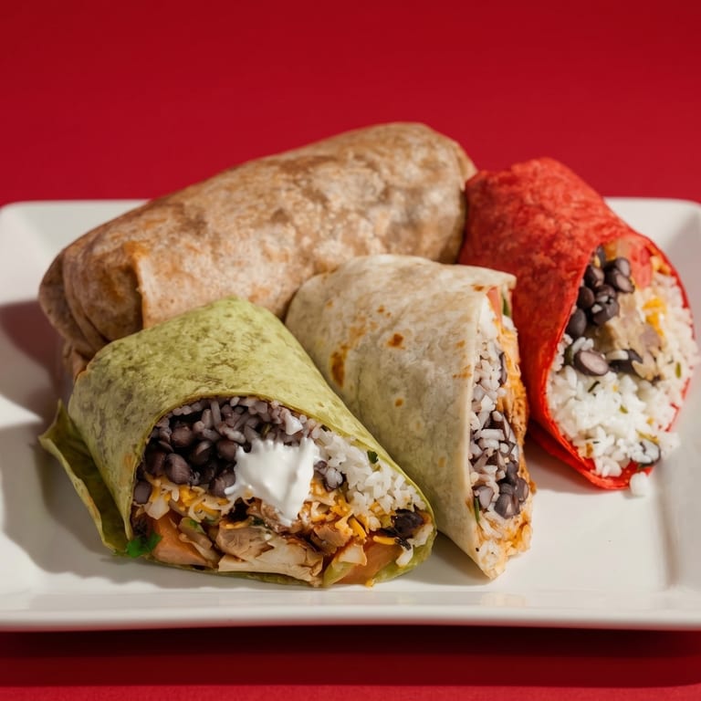 Delicious Al Pastor Burrito